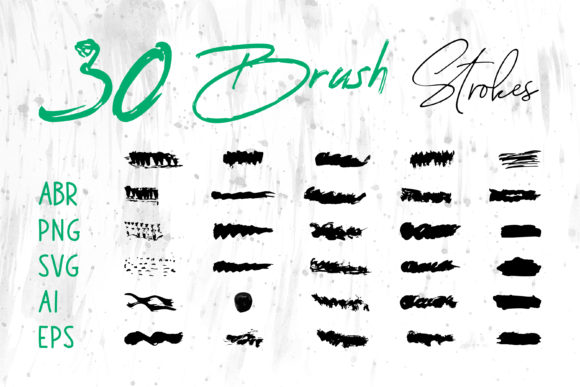 Abstract Brush Set: Versatile Graphics and Brushes for Sellers