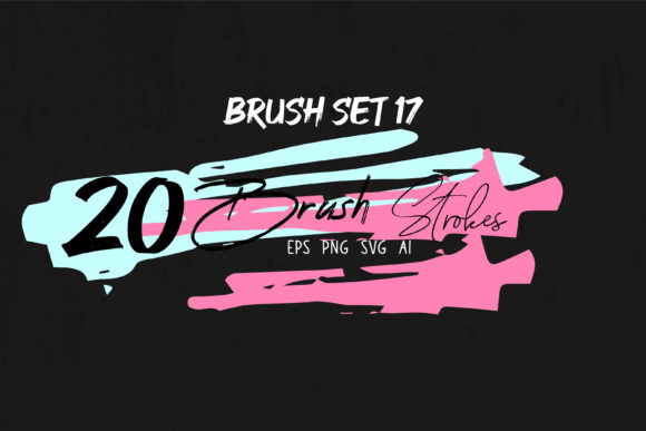 Art Brush, Abstract Brush Collection 17: Essential Graphics for Brushes