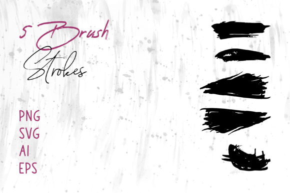 Black Paint Brush Strokes: Premium Graphics & Brushes