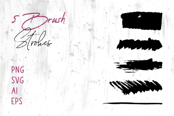 Brush Stroke Collection Vector: Graphics and Brushes for Local Brands