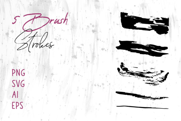 Brush Stroke Collection with Grunge Graphics and Brushes Review