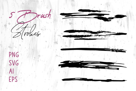 Brush Stroke, Paint Brush Graphics for Commercial Brushes