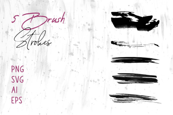 Brush Strokes Graphics for Dynamic Brand Visuals