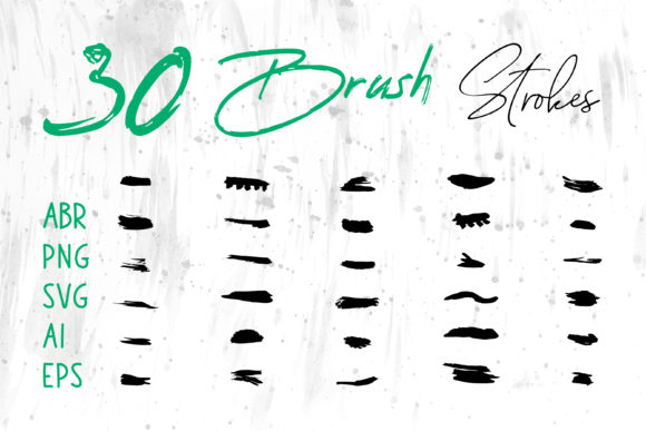 Brush Strokes Grungy Texture Graphics and Brushes Review