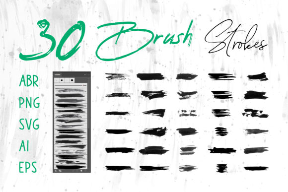 Grunge Brush Graphics: Handcrafted Brushes for Local Branding