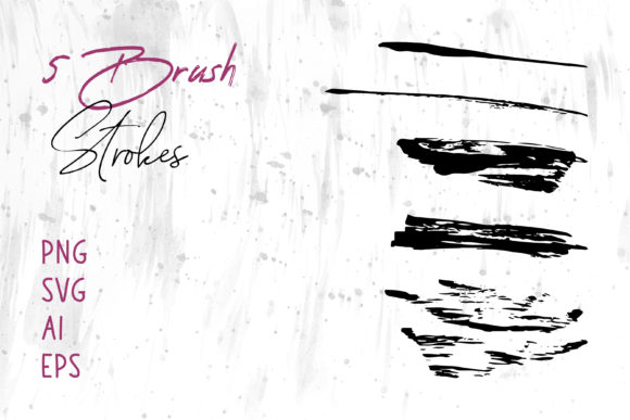 Grunge Paint Brush Stroke Collection: Graphics and Brushes for Bold Branding