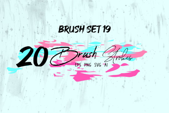 Grungy Art Bush for Graphic Design and Marketing