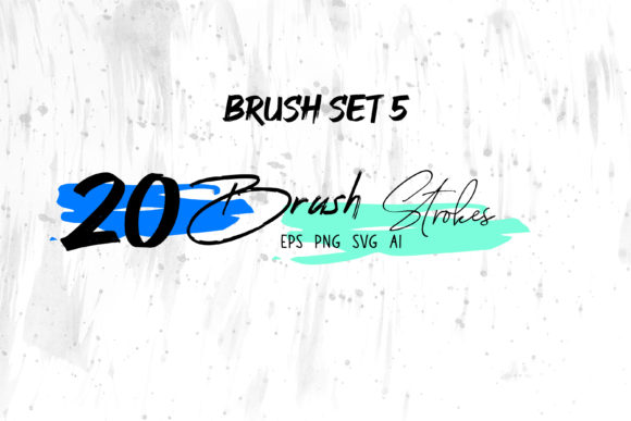 Grungy Watercolor Brush, Ink Brush Set 5 Review