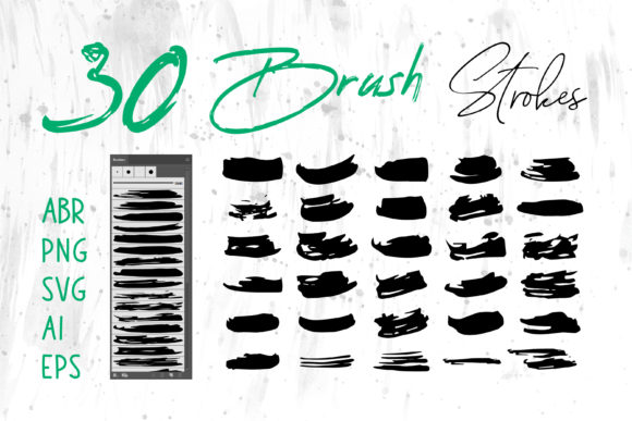 Ink Art Brush Set: Premium Graphics for Editorial Design