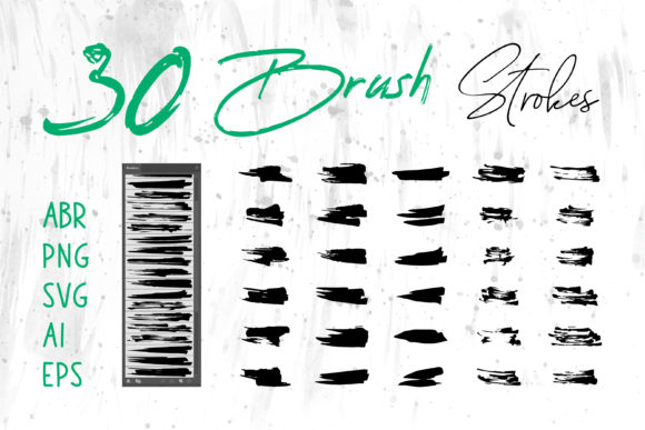 Ink Brush Set, Watercolor Brush Set for Graphics and Brushes
