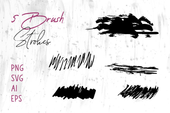 Ink Brush Stroke Collection: Premium Graphics & Brushes for Local Brands