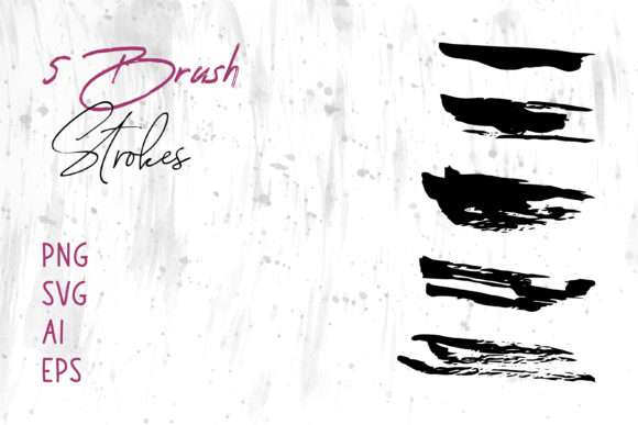 Ink Vector Paint Brush Stroke Collection: Premium Graphics & Brushes