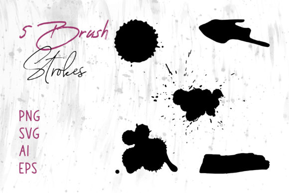 Splash Brush Stroke Set, Ink Brush Review