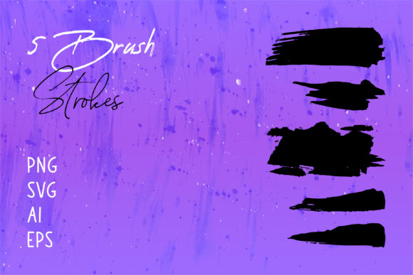 Vector Art Brush Strokes Set: Premium Graphics & Brushes