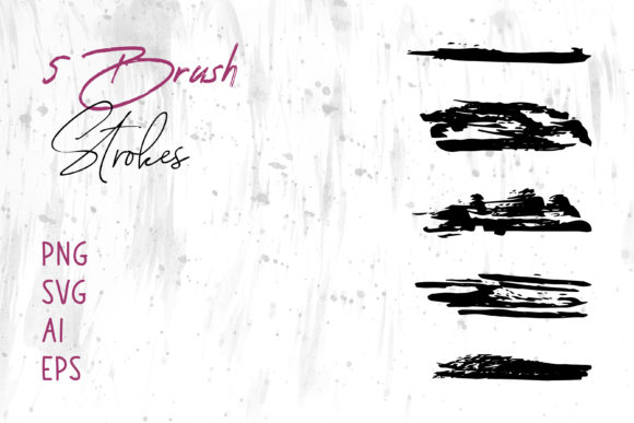 Vector Brush Stroke Collection: Essential Graphics and Brushes for Sellers