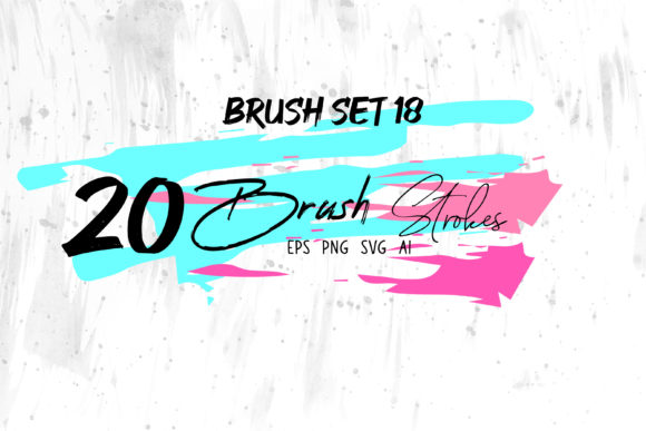 Watercolor Art Brush, Ink Brush Set 18: Premium Graphics for Publishers