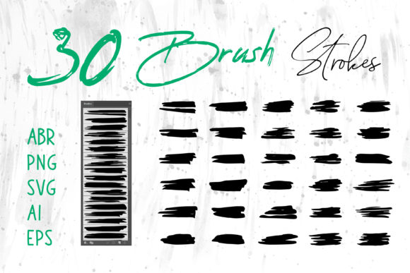 Watercolor Brush Set, Ink Brush Set: Essential Graphics for Local Branding